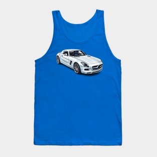 Mercedes SLS victor art Tank Top